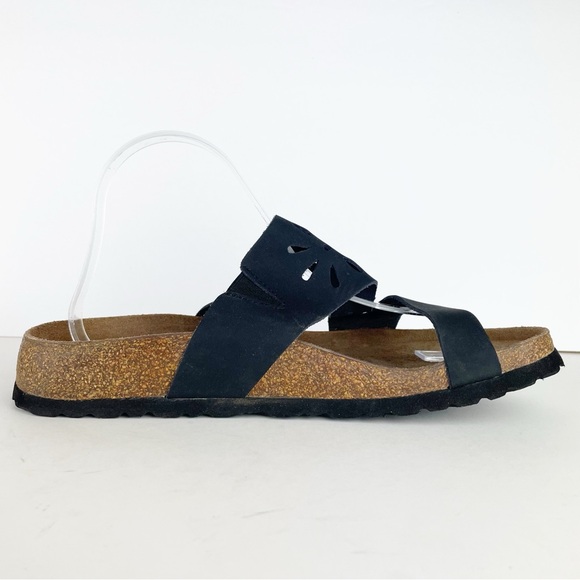 Birkenstock Betula Zara Black Floral Cutout Boho Sandals EU 41 - Picture 7 of 11